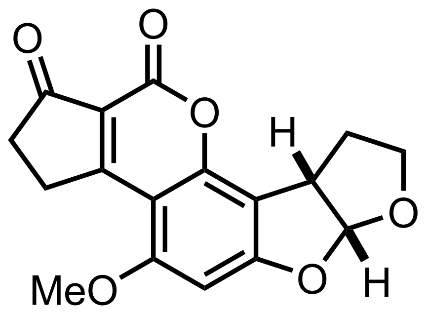 Aflatoxin B2 structure
