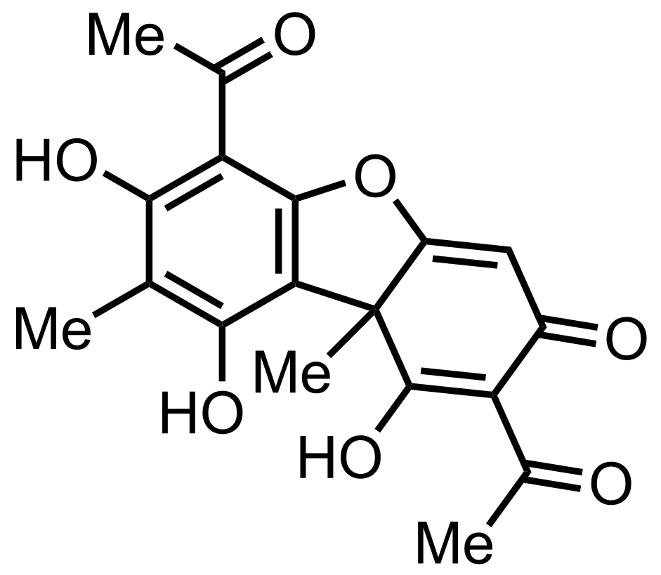 Structure of Usnic Acid
